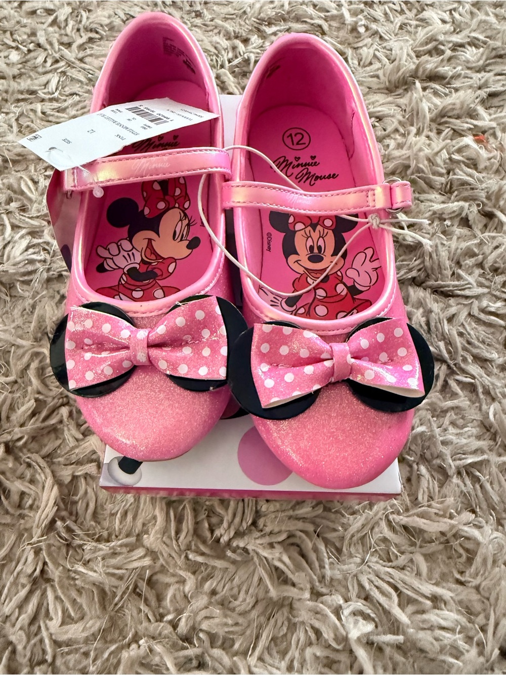 Pink Girls' Bow Mary Jane Shoes